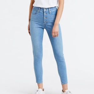 Mile High Super Skinny Levi’s with exposed Buttons